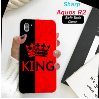 Sharp Aquos R2 Pouch Cover - King Soft Back Cover Case For Sharp Aquos R2 - Red
