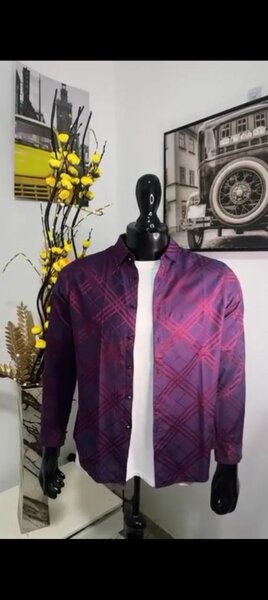Chemise homme à carreaux élégante