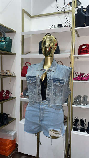 Ensemble Gilet et Short en Jean