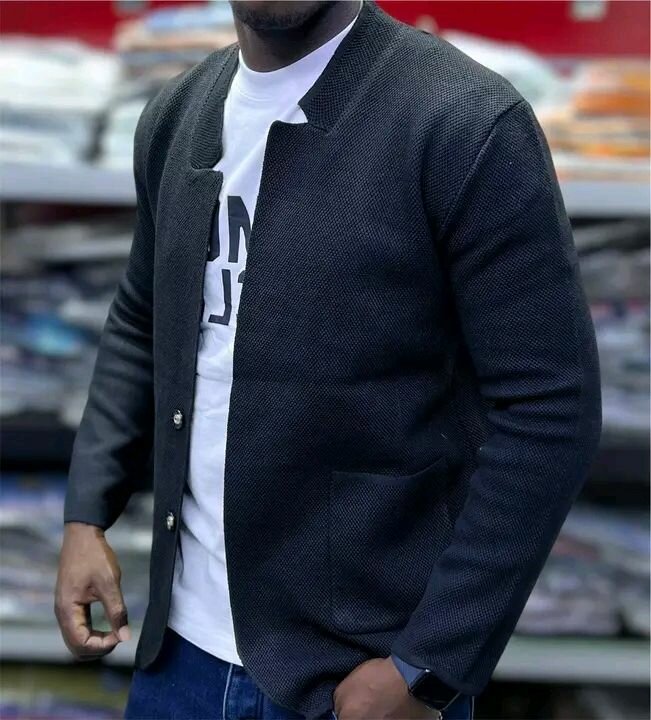 Veste en tricot pour homme