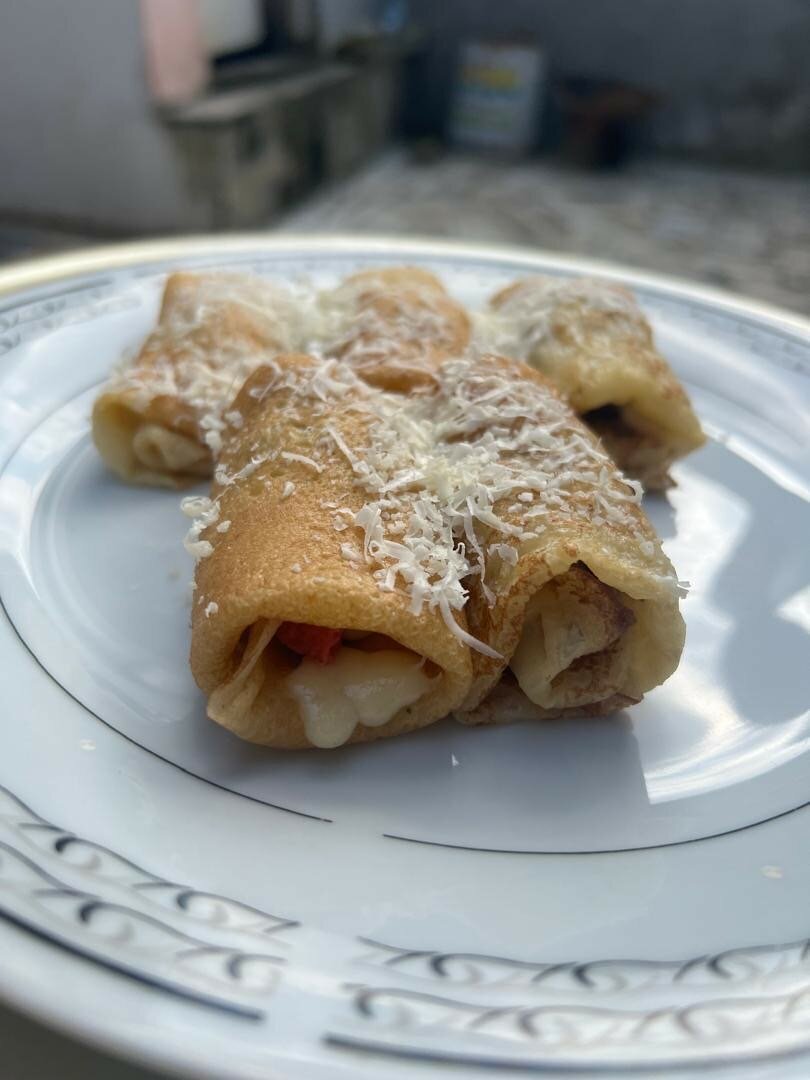 Crêpes fourrées maison