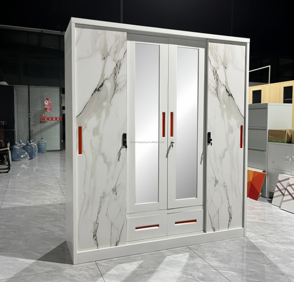 Armoire moderne en marbre blanc