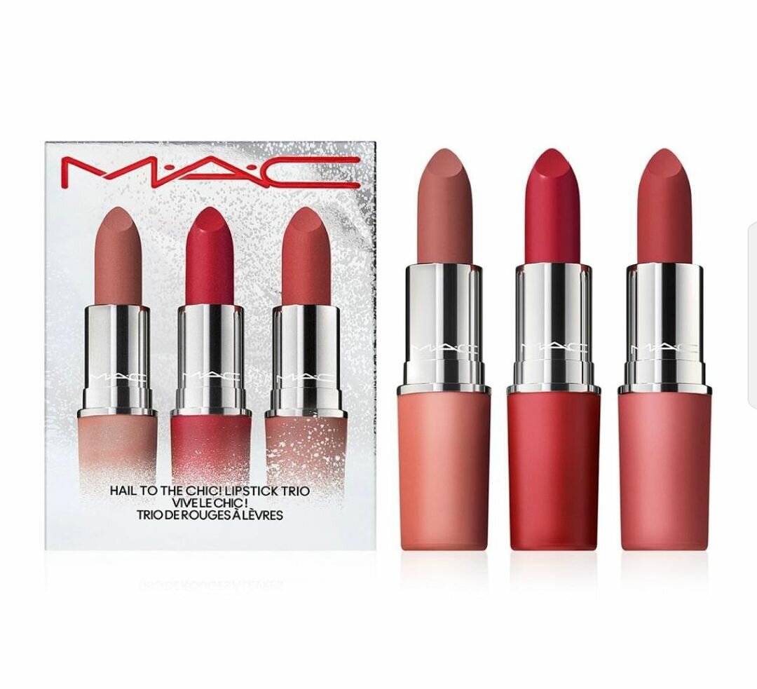 MAC hail to the chic lipstick trio