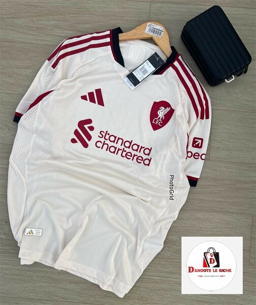 Maillot de football blanc Adidas