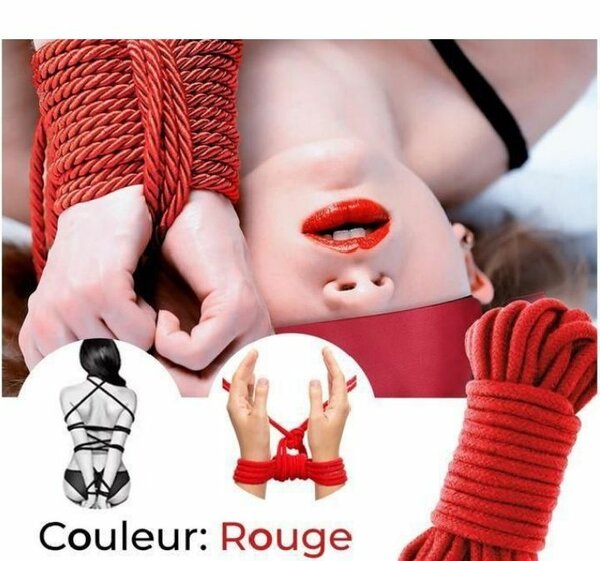 Corde BDSM Rouge