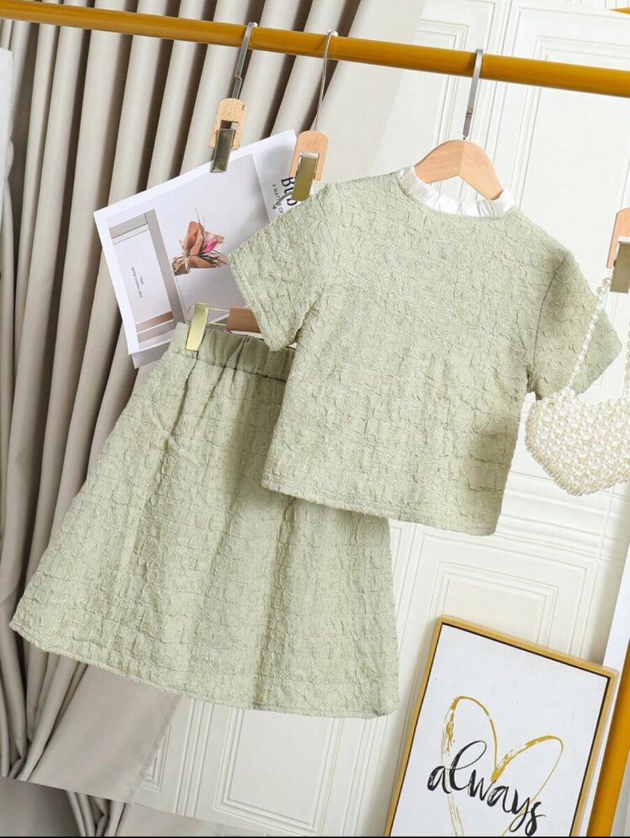 Tween Girl Texture Trim 2Pcs. 8years