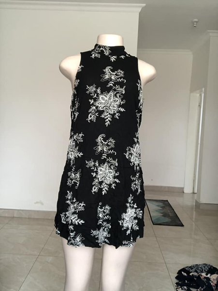 Dress noir gris