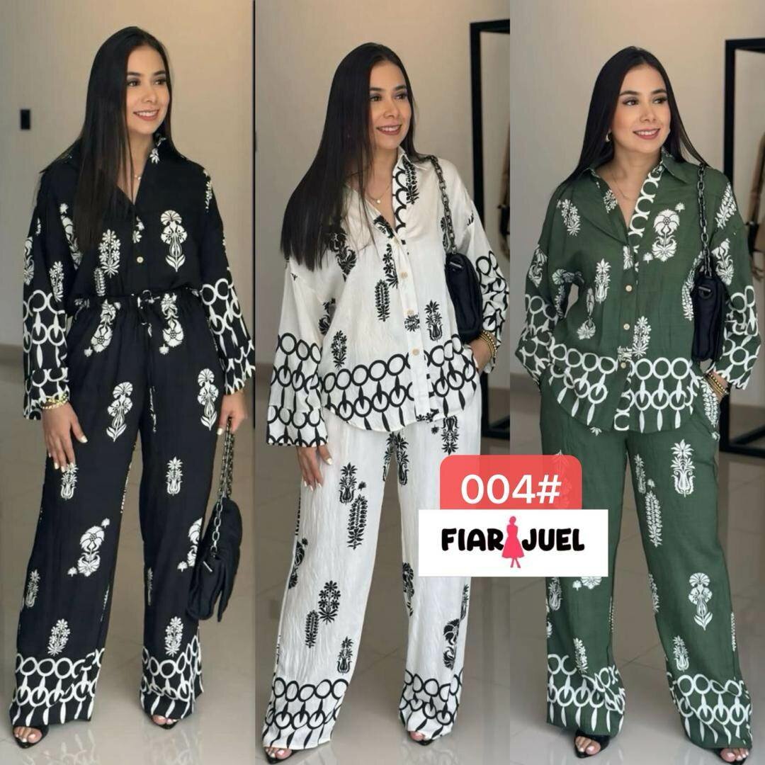 Ensemble chic imprimé femmes