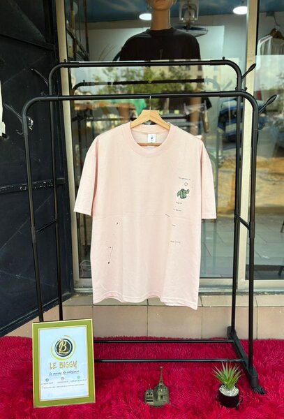 T-shirt rose décontracté