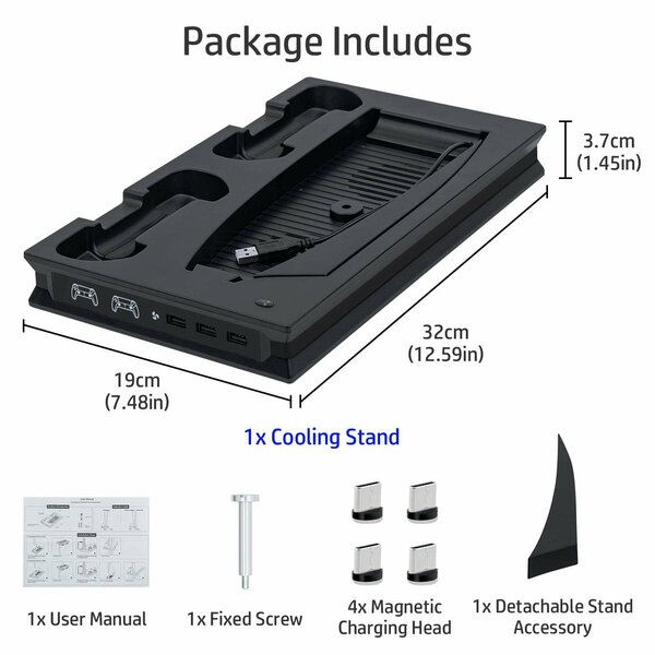 Socle refroidisseur ps5+station de charge