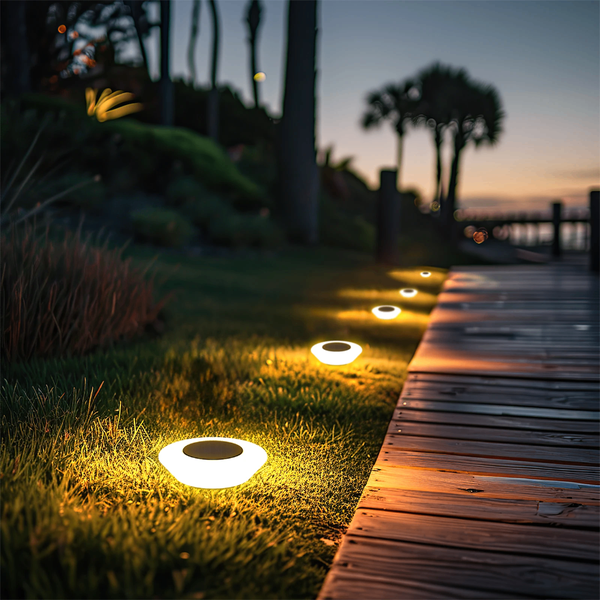 Lampe de sol solaire LED