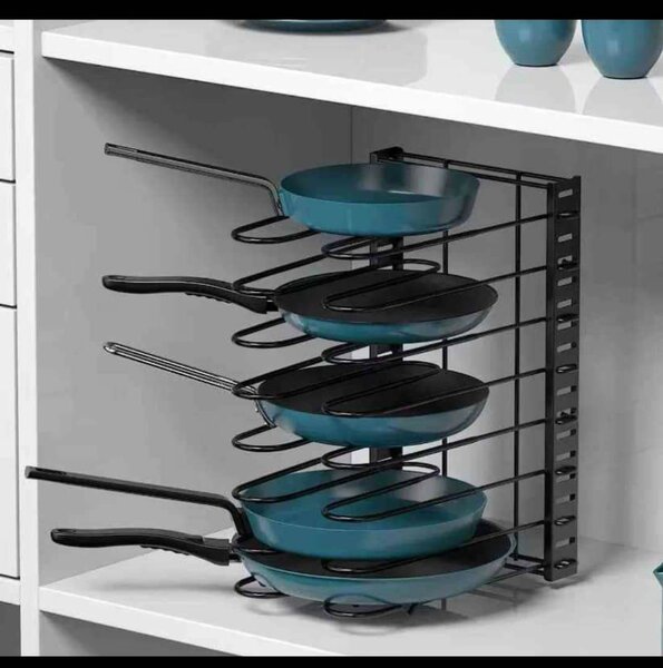 Étagère à casseroles polyvalente