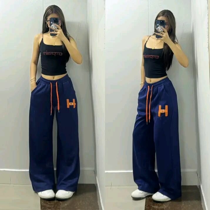 Pantalons larges confortables