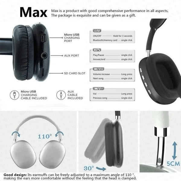 P9 WIRELESS HEADPHONES