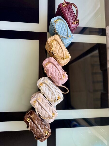 Sacs à main en cuir matelassé