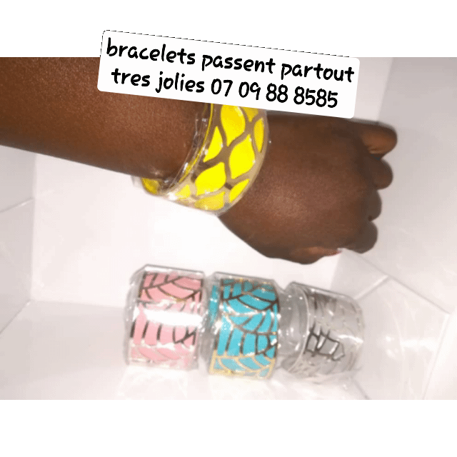 Bracelets colorés élégants