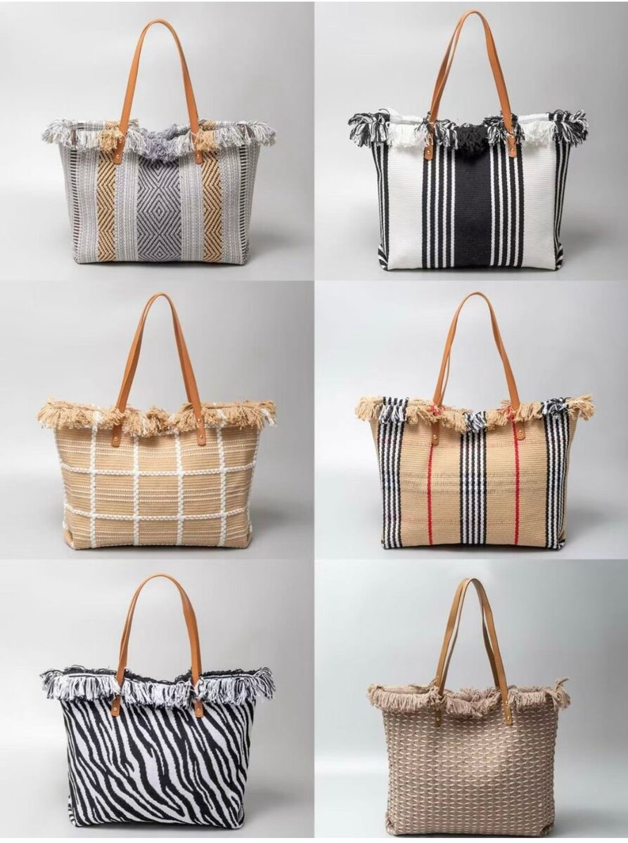 Cabas à franges bohème