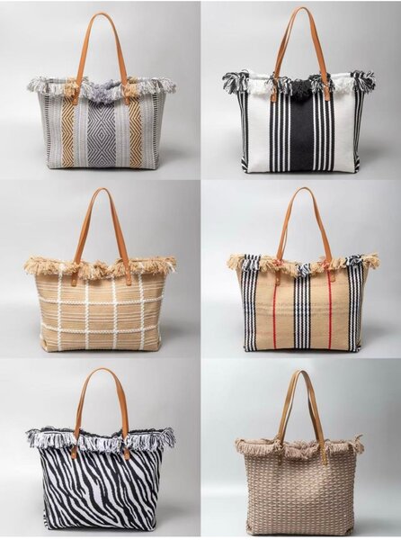Cabas à franges bohème
