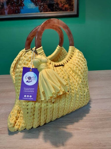 Sac à main crochet élégant
