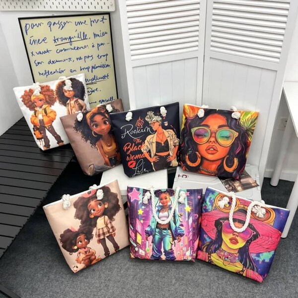 Sac cabas artistique