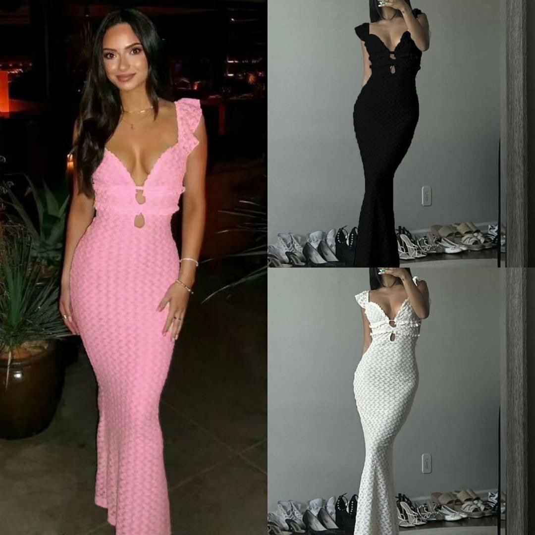 Robe longue élégante ajustée