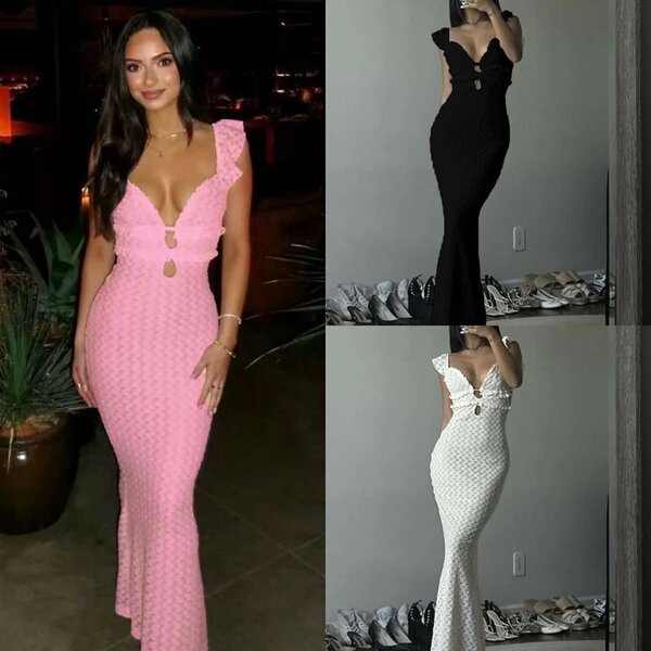 Robe longue élégante ajustée