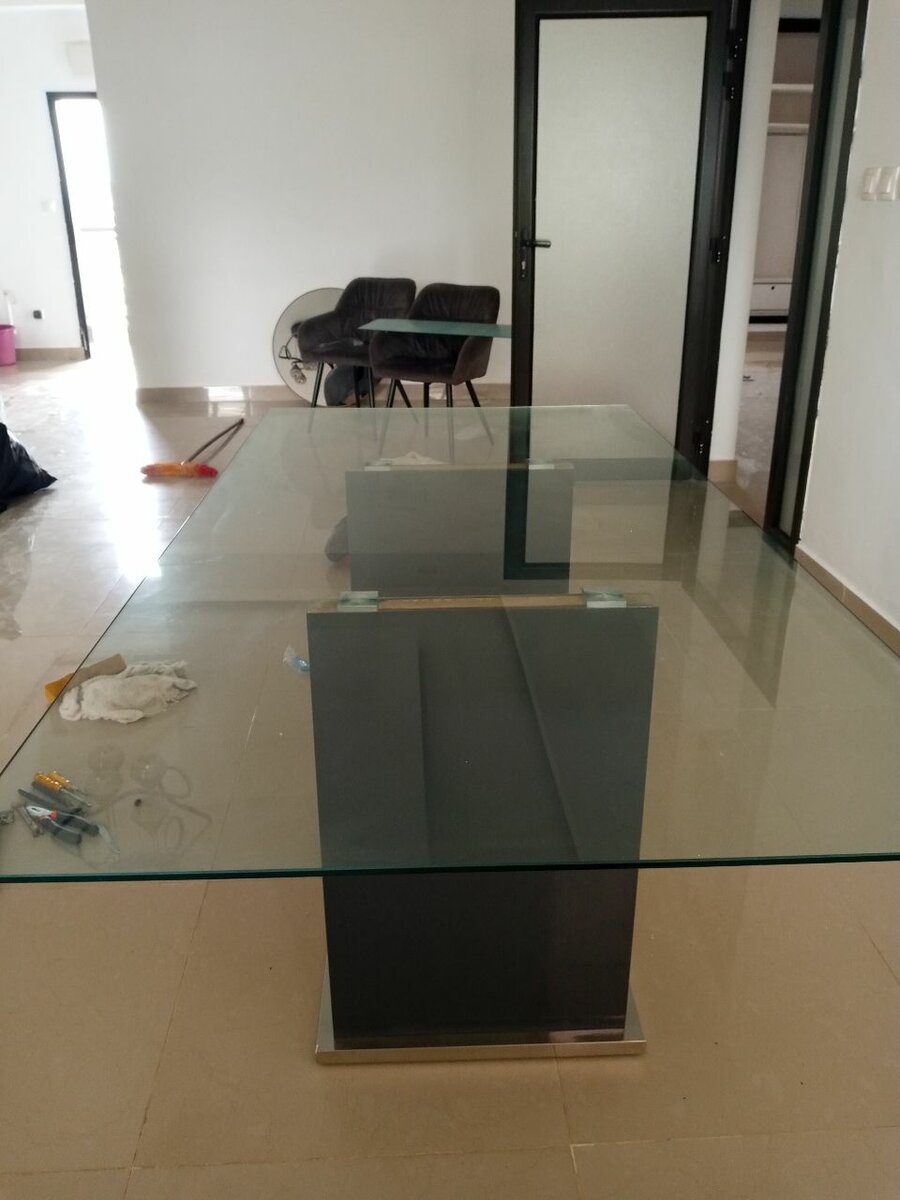 Modern Glass Dining Table