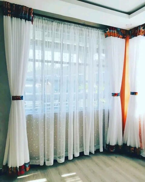 chitenge kitchen curtains
