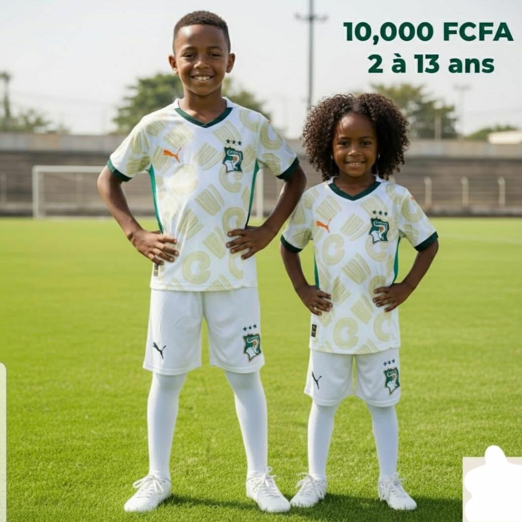 Maillot Enfant Équipe Côte d'Ivoire