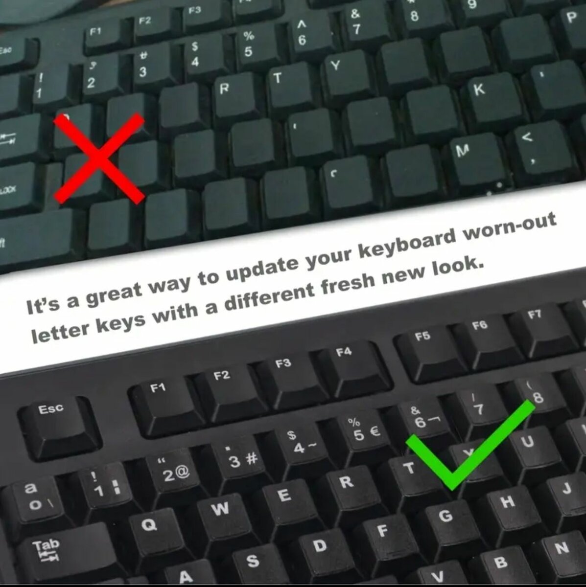 Autocollants de Clavier en PVC