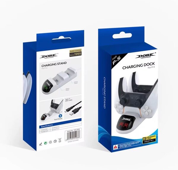 Station de charge PS5 Dobe