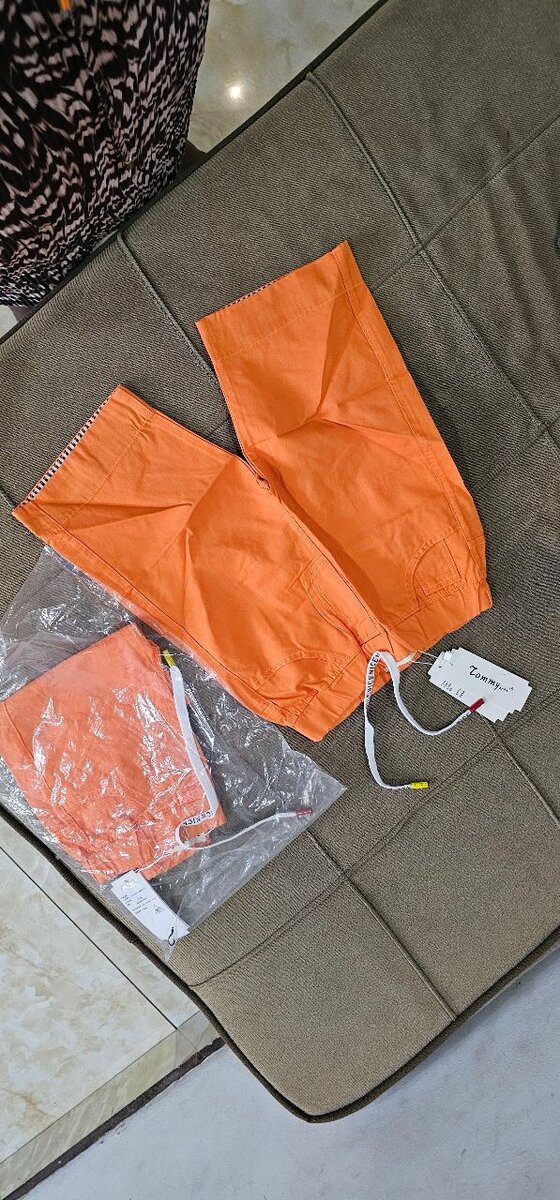 Boys orange shorts