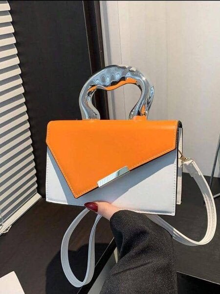 Sac à main orange tendance