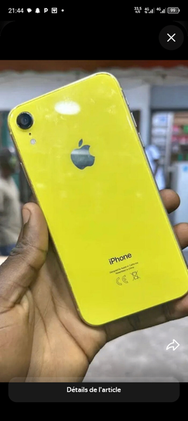 iPhone XR Jaune Vif