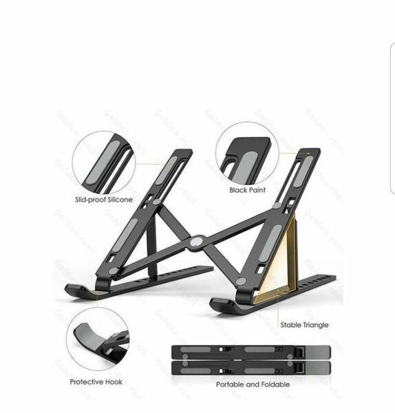 Support D'ordinateur-Noir