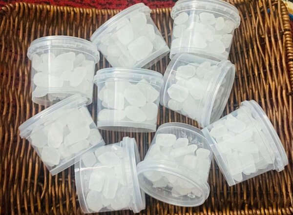 3 boîtes de bonbons Blanc -F