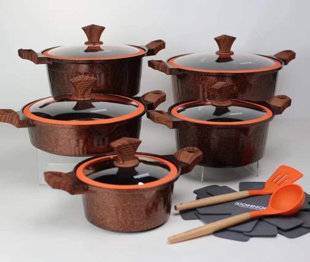 DONNOR 11pcs Nonstick cookware set