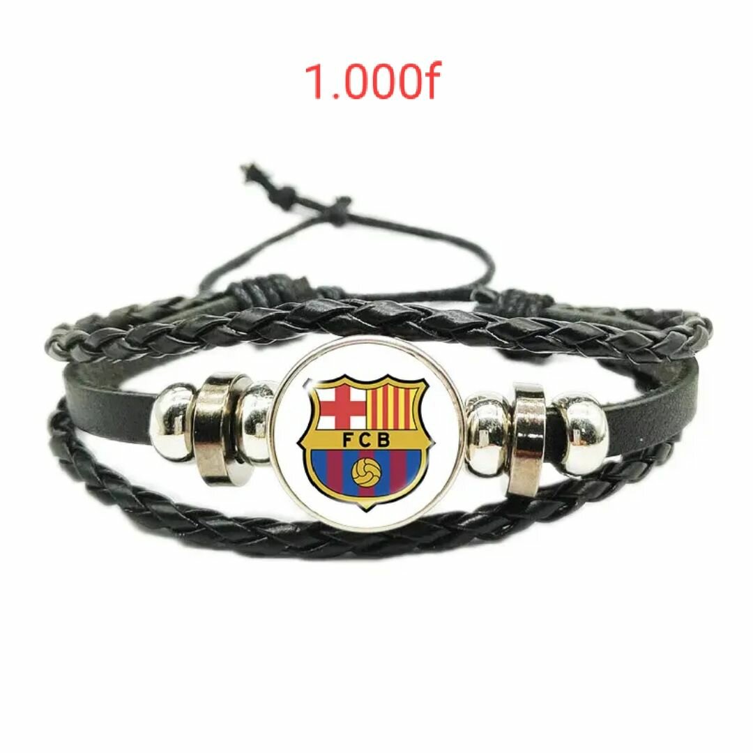 Bracelet en cuir football