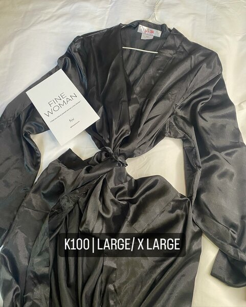 Beautiful women's robe black