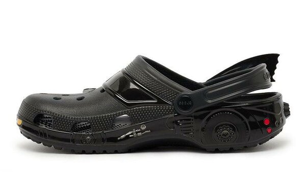 Chaussures Crocs en caoutchouc noir