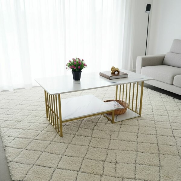 Table basse en marbre chic