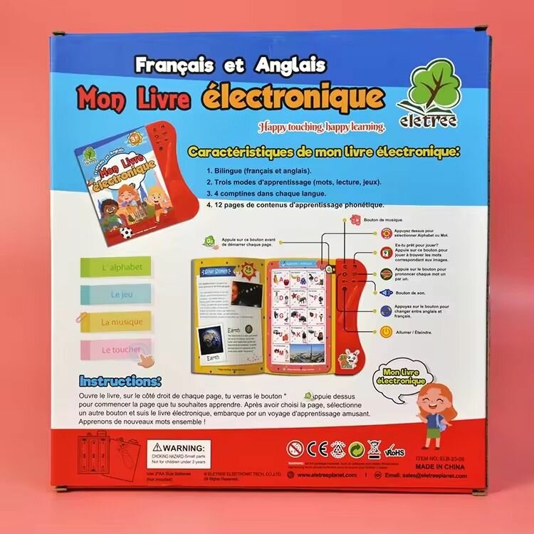 Livre Électronique Bilingue 3+