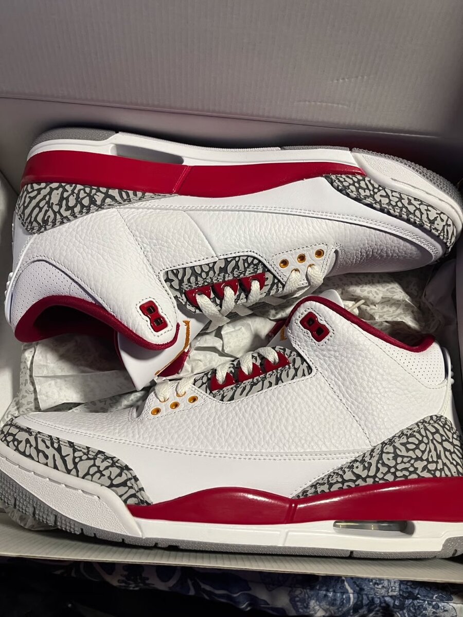 AIR JORDAN 3 RETRO MID CARDINA