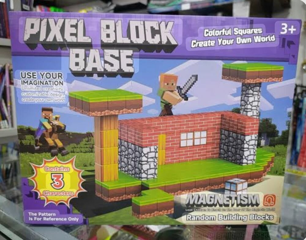 Jeu de Construction Magnétique 3D