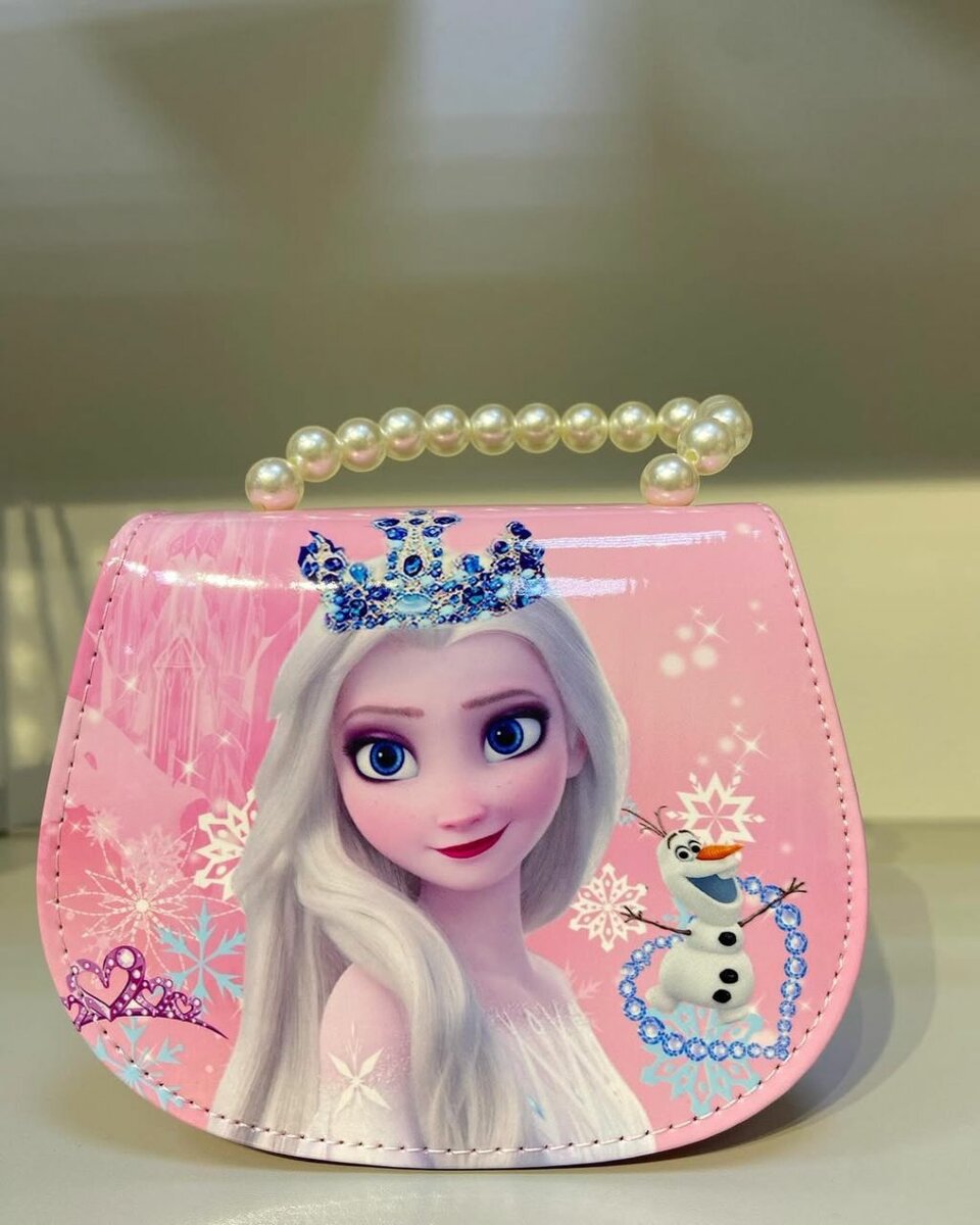 Sac à perles princesse rose