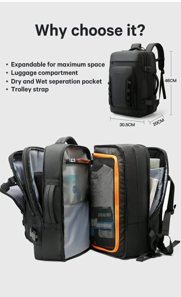 Sac à dos BANGE extensible