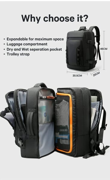 Sac à dos BANGE extensible