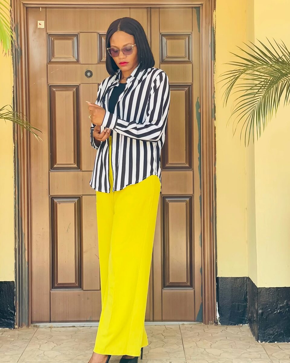 Black and white shirt