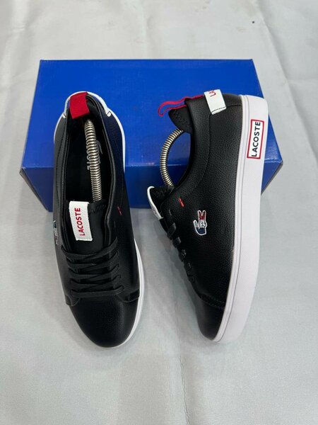 Baskets Lacoste Homme Cuir Noir