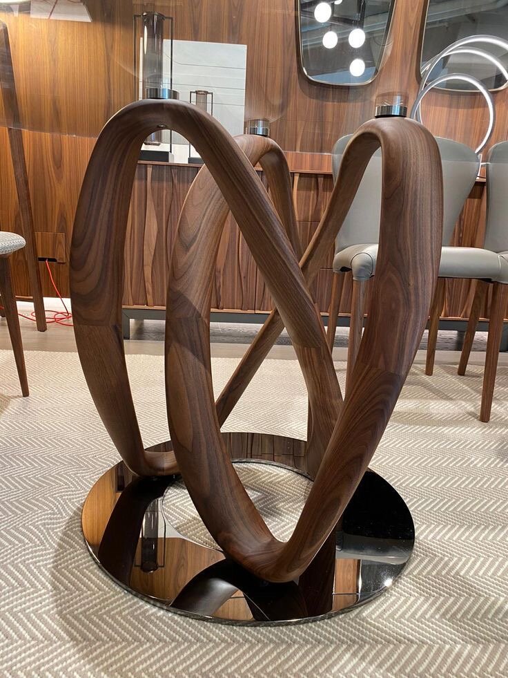 Table en verre moderne